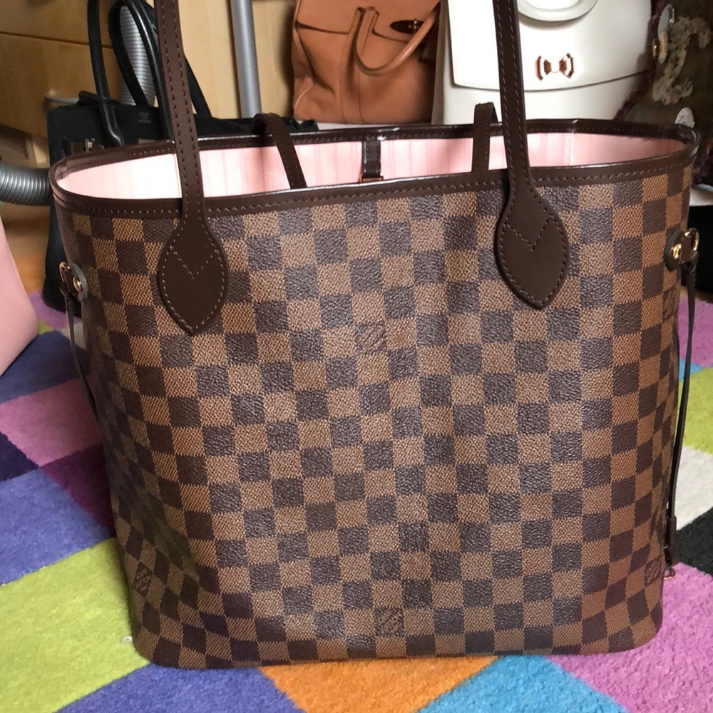 Louis Vuitton Neverfull rose ballerine NFS